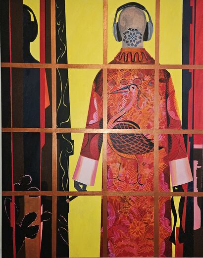 The Silken Robe (Vanitas) - a Paint Artowrk by Laurence Wood